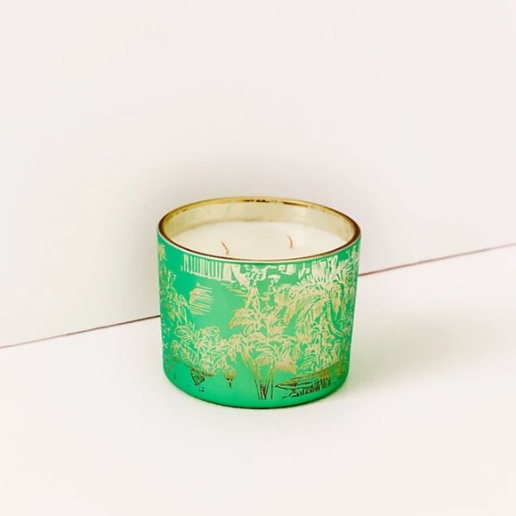Lilly Pulitzer Electroplated Sand Bar Candle NIB - Picture 1 of 10